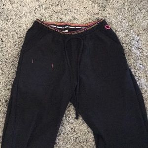 *SOLD ON MERCARI* Black Heartsoul scrub bottoms